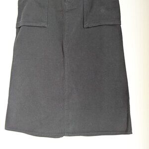 Black CK Midi Skirt